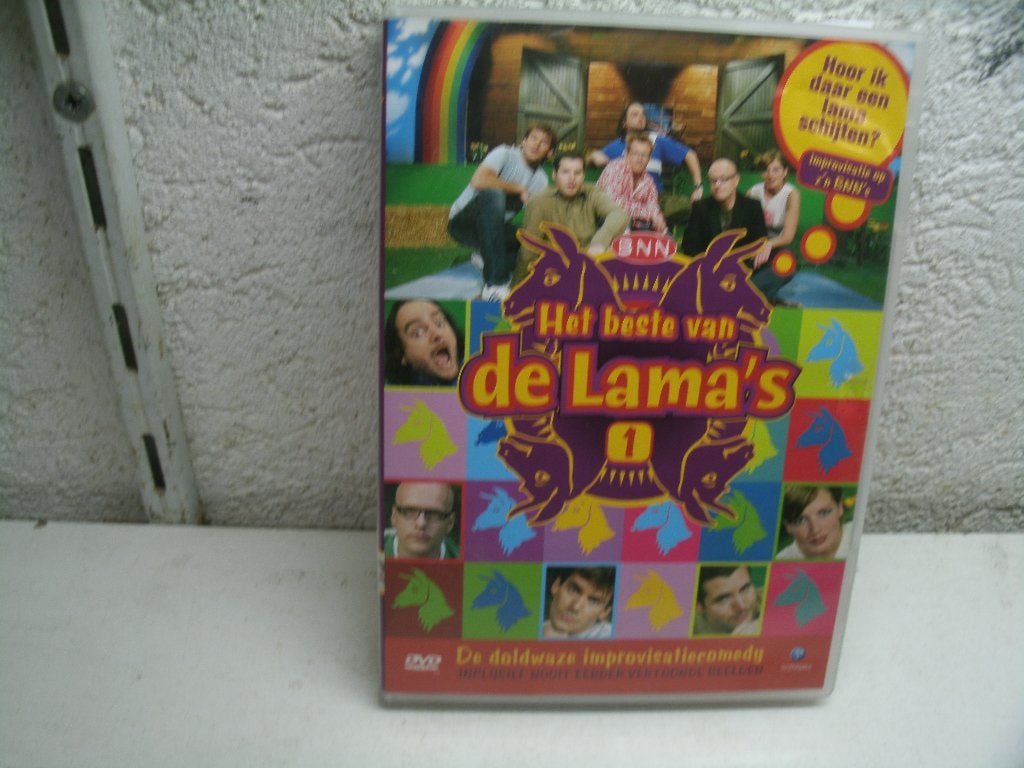 dvd 140b het beste van de lama's 1, Alle leeftijden, Ophalen of Verzenden, Zo goed als nieuw, Stand-up of Theatershow