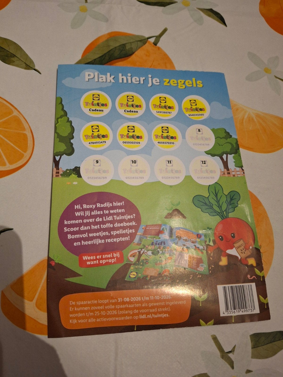 Lidl tuintjes spaarkaart spaaractie spaarzegels gratis, Lidl, Ophalen of Verzenden