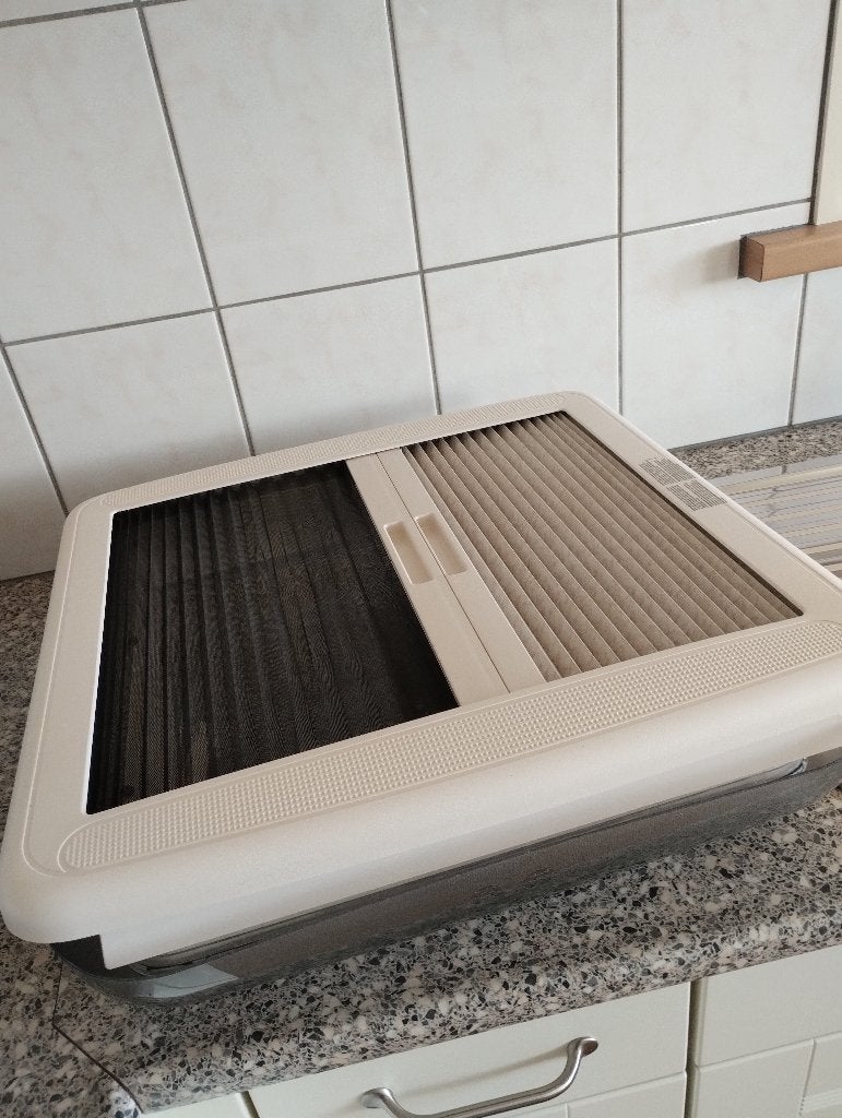 dakluik domatic mini Heki 40 x 40  als nieuw, Caravans en Kamperen, Caravan accessoires, Ophalen, Zo goed als nieuw
