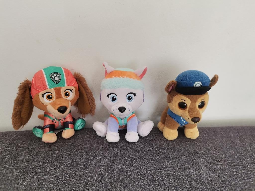 3 stuks Knuffels paw patrol, Ophalen, Zo goed als nieuw, Hond