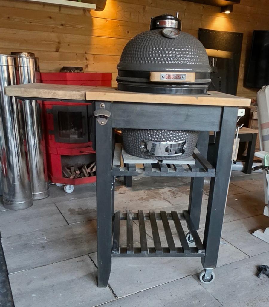 Barbequetafel voor ingebouwde kamado BBQ, Tuin en Terras, Barbecue-accessoires, Ophalen