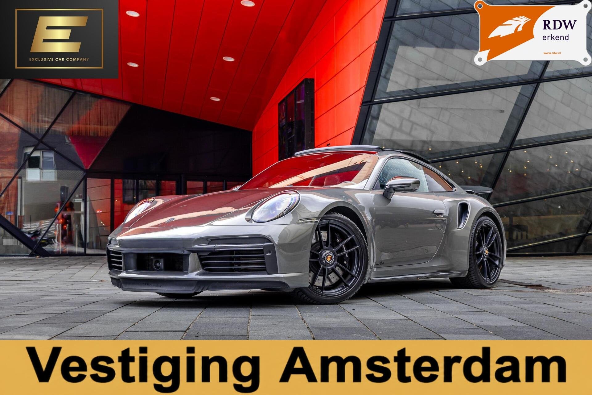Porsche 911 3.8 Turbo | 580 PK |Sport Chrono, Automaat, Gebruikt, Zwart, 4 stoelen