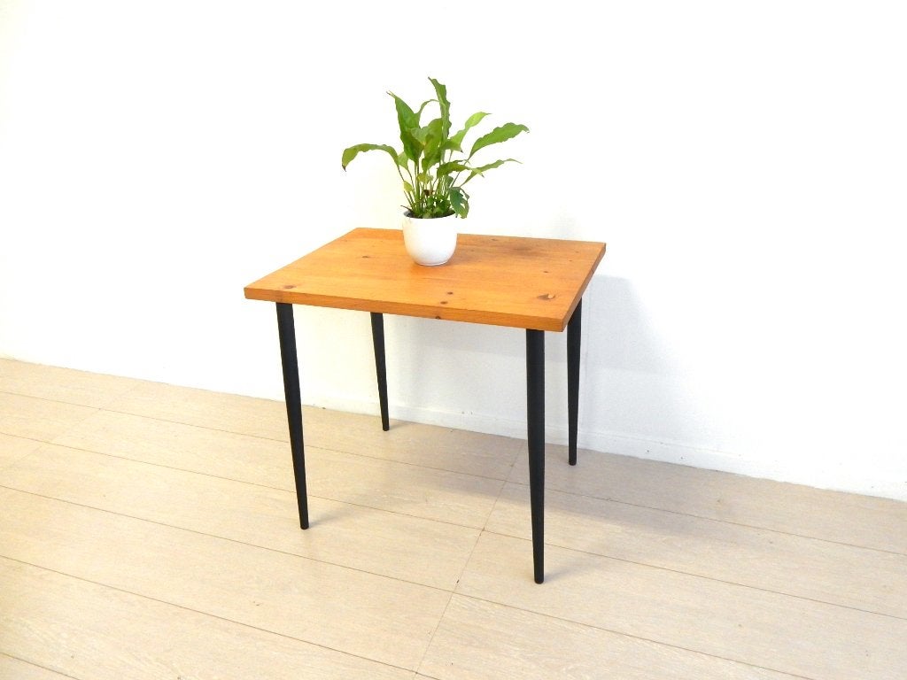 retro vintage jaren 70 tafel bijzettafel plantentafel, Ophalen of Verzenden, Huis en Inrichting