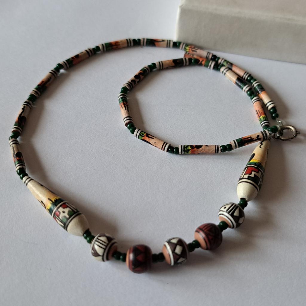 Oude vintage ketting Mexico?, Verzenden, Gebruikt, Zilver, Overige materialen