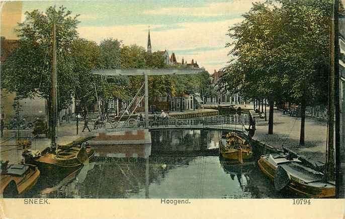 301-182-019 Sneek Hoogend, Verzenden, Voor 1920, Friesland