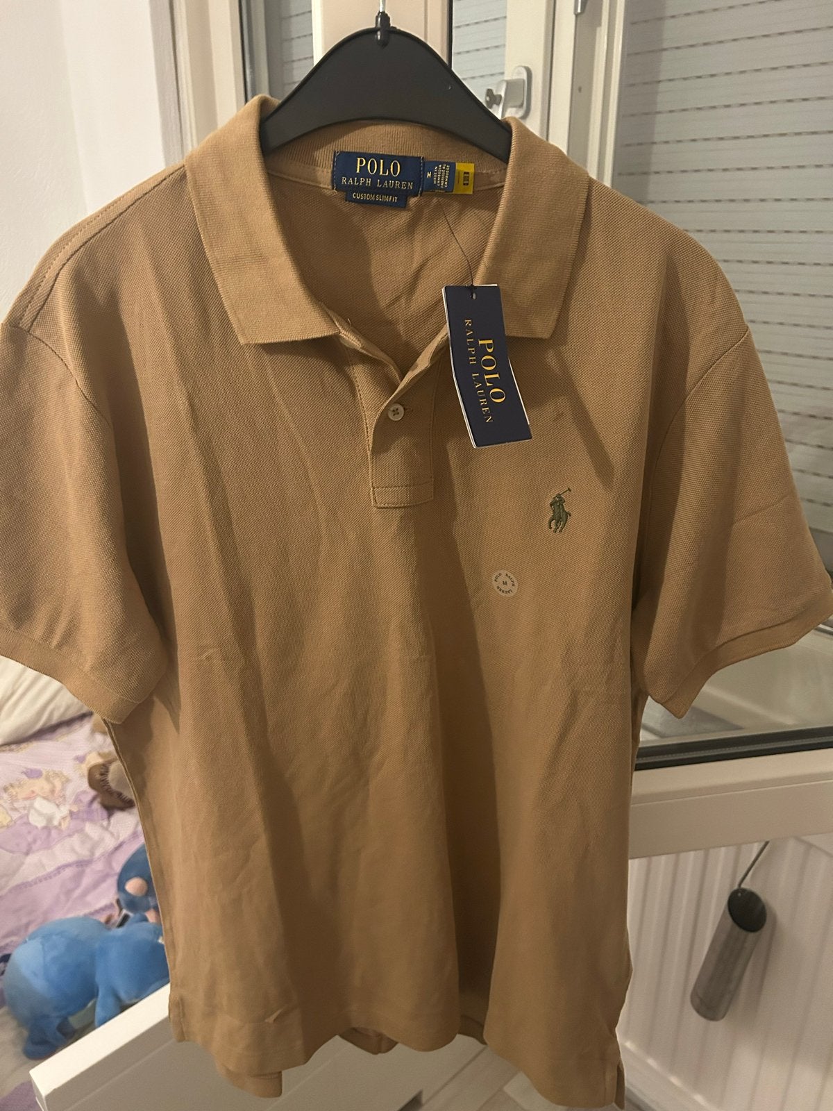 Polo Ralph Lauren Poloshirt - Beige - Maat M - Topkwaliteit, Kleding | Heren, Polo's, Ophalen of Verzenden, Nieuw, Maat 48/50 (M)