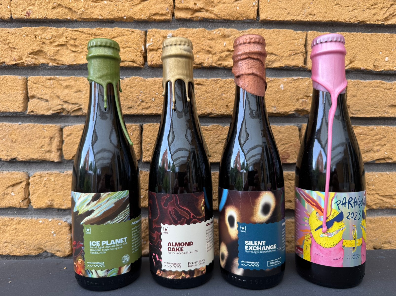 4x Lervig Rackhouse Barrel Aged, Verzamelen, Ophalen of Verzenden, Nieuw, Flesje(s), Overige merken