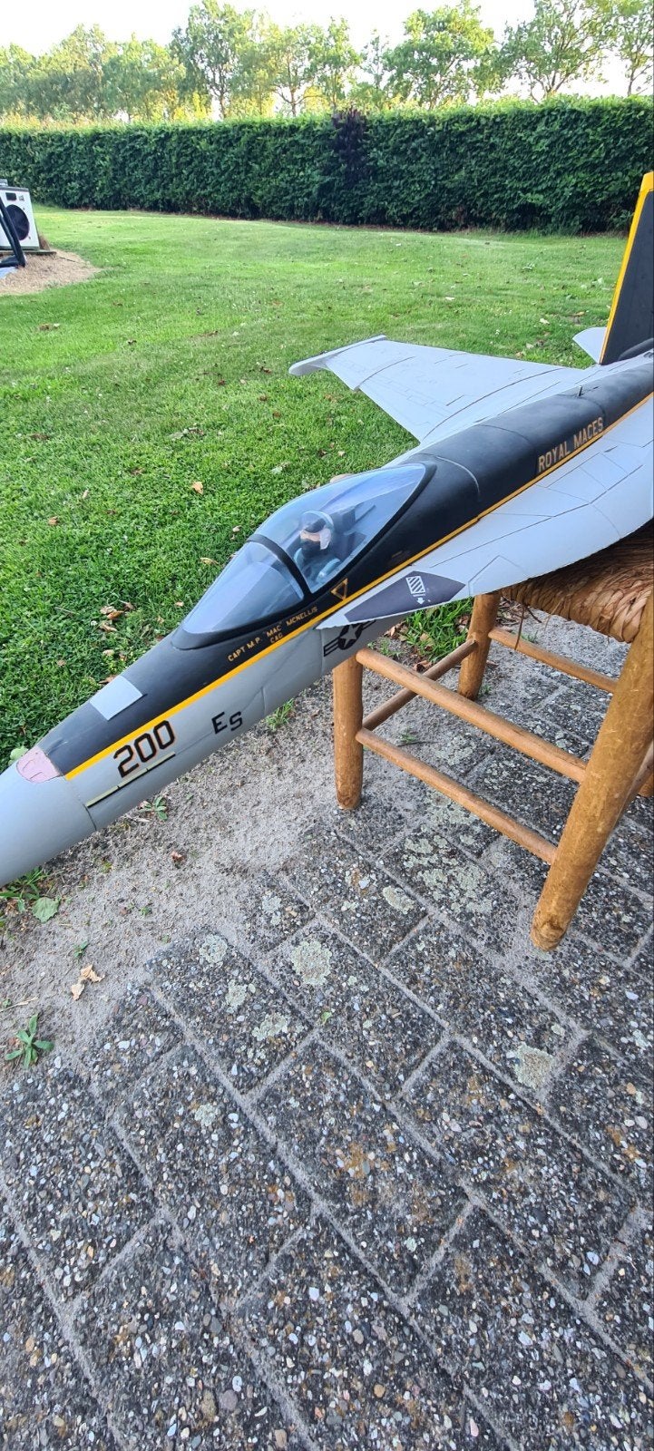 Freewing F-18 Super Hornet EPO 760mm Royal Maces PNP 4S, Ophalen, Groter dan 1:72, Overige merken