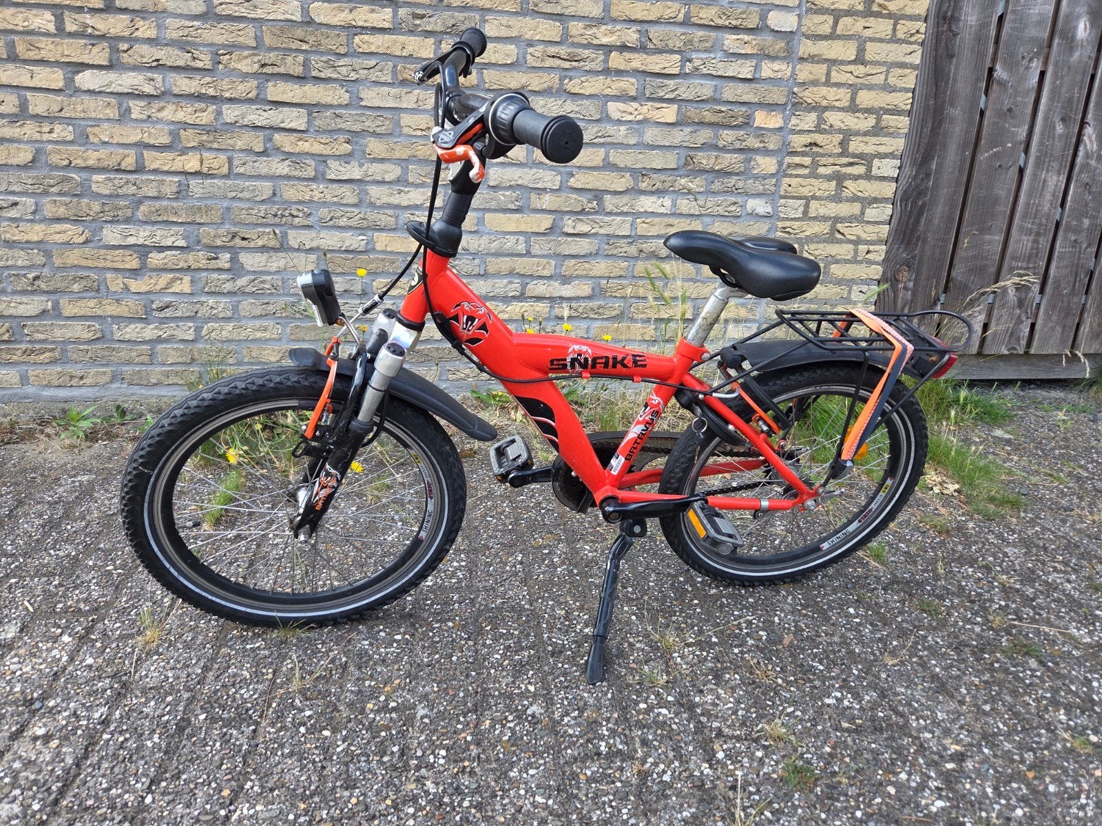 Batavus Snake 20 inch kinderfiets rood, Fietsen en Brommers, Ophalen, Terugtraprem, Gebruikt, 20 inch