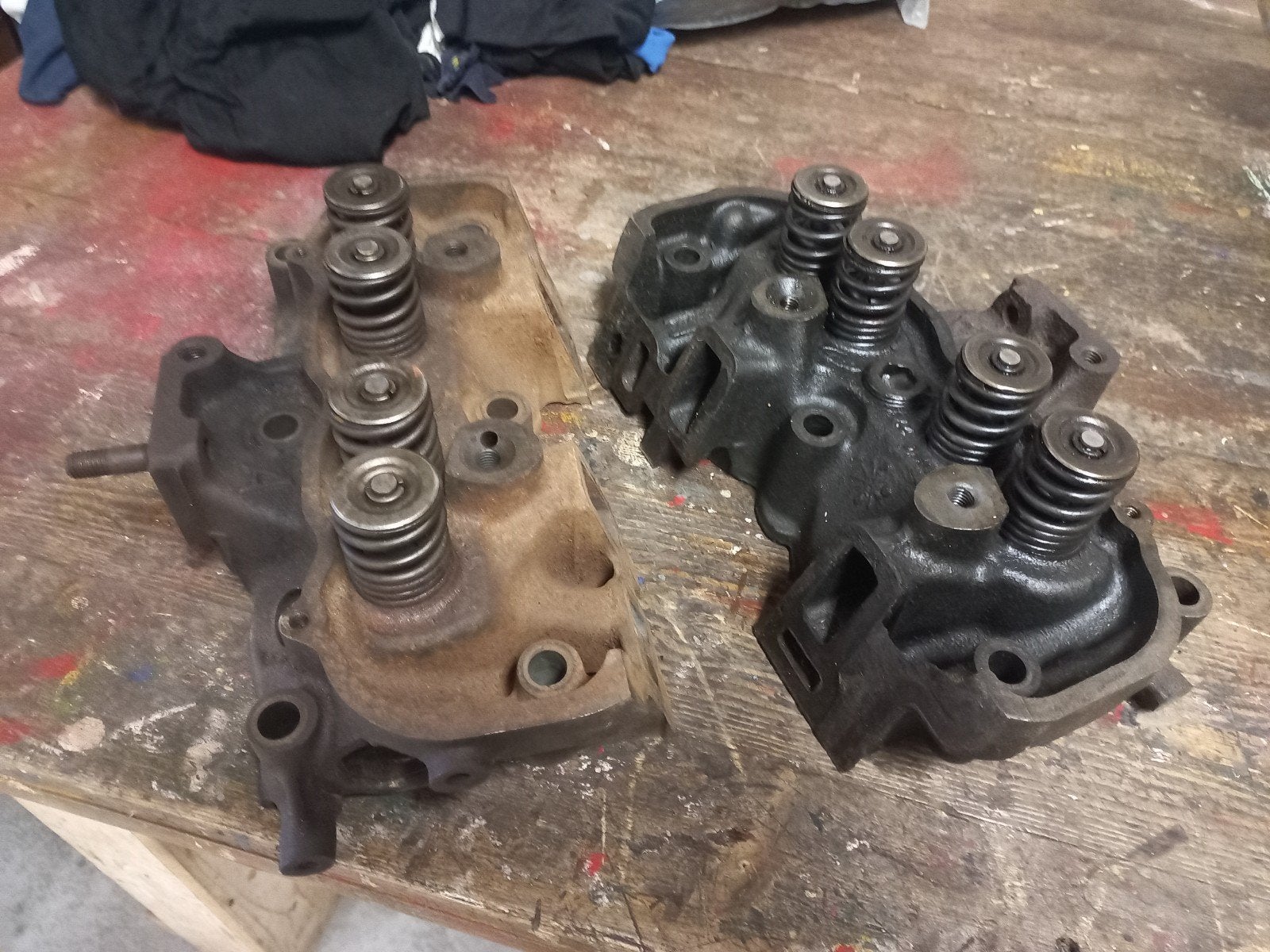 2x cilinderkop Ford V4, Ophalen, Gebruikt, Ford