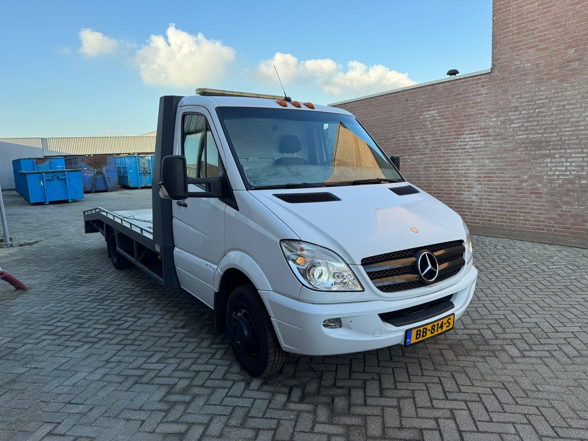 Mercedes-Benz Sprinter 318 3.0 CDI 432 Oprijwagen // klein r, Achterwielaandrijving, Gebruikt, Zwart, 186 pk