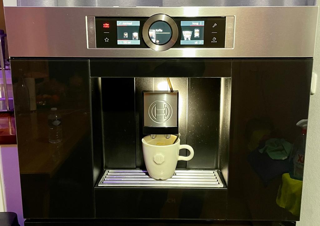 ZGAN !! Luxe BOSCH inbouw Koffiemachine CTL636ES1z, Afneembaar waterreservoir, 10 kopjes of meer, Koffiemachine, Ophalen of Verzenden