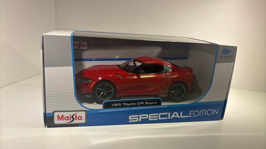 Toyota gr supra maisto 1.24, Maisto, Ophalen of Verzenden, A, A