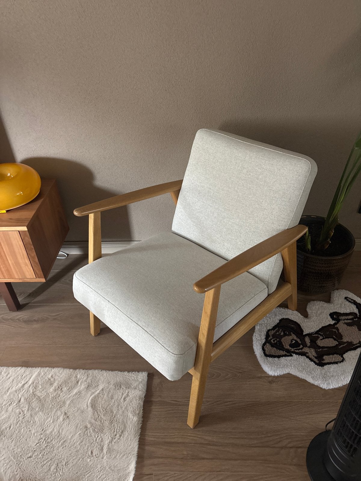IKEA Ekenäset fauteuil met lichte bijtsporen, Gebruikt, Overige kleuren, Ophalen of Verzenden, Eén