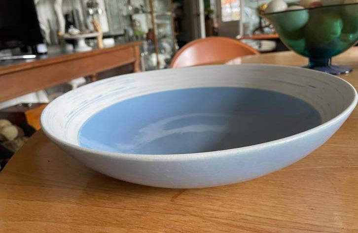 Handgemaakte aardewerk schaal - Fruitschaal / Decoratie, Ophalen of Verzenden