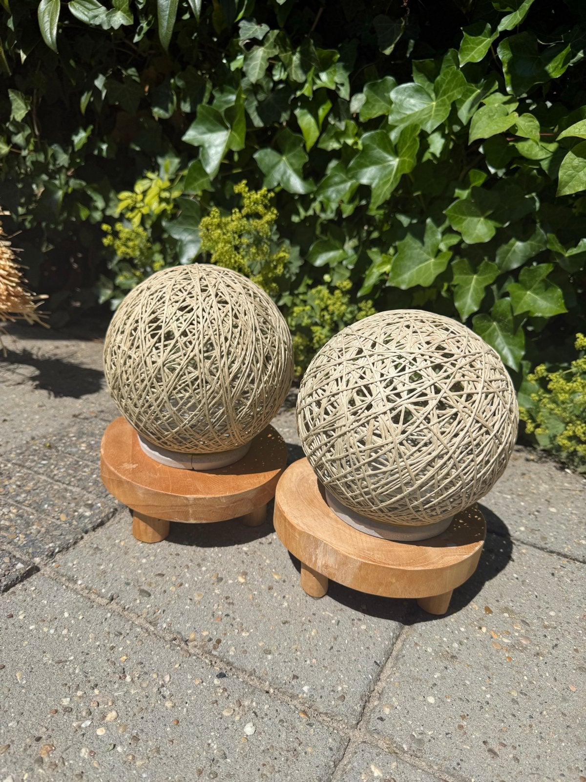 Decoratieve Bolletjes met Verlichting op Batterij, Ophalen of Verzenden, Gebruikt