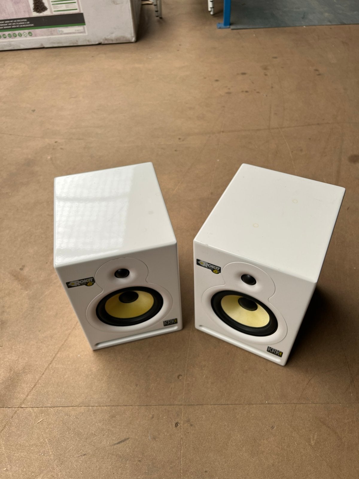 KRK Rokit 6 SE Studio Monitoren (Wit) - Set van 2, Ophalen, Studiomonitor, Gebruikt, KRK
