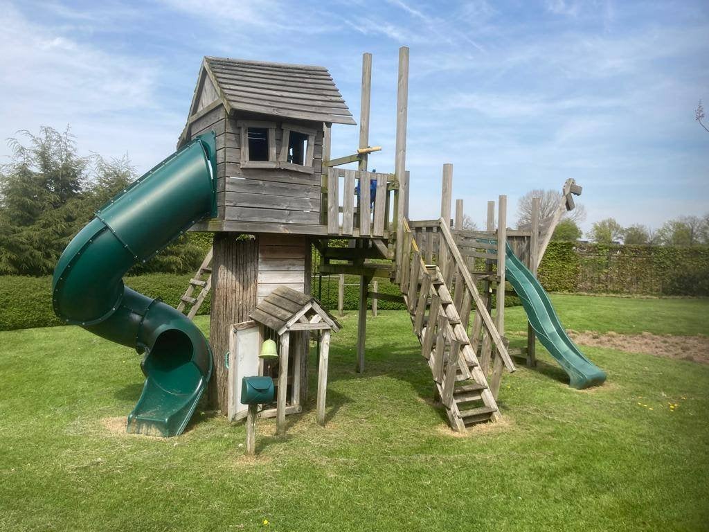 Wickey speeltoestel voor tuin, Kinderen en Baby's, Speelgoed | Buiten | Speeltoestellen, Ophalen, Gebruikt, Schommel