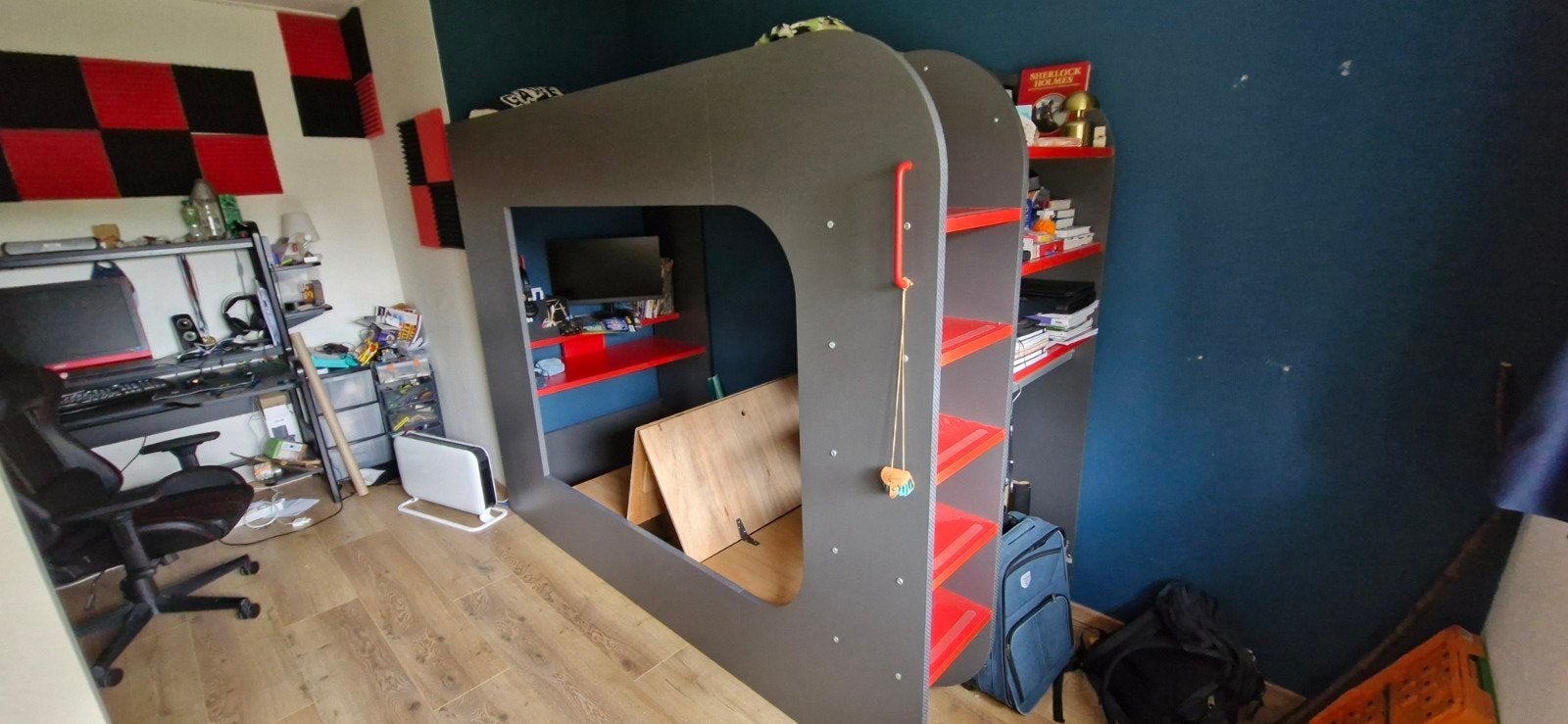 The Cube Gamingbed, Huis en Inrichting, Ophalen, Gebruikt, 90 cm, Eenpersoons