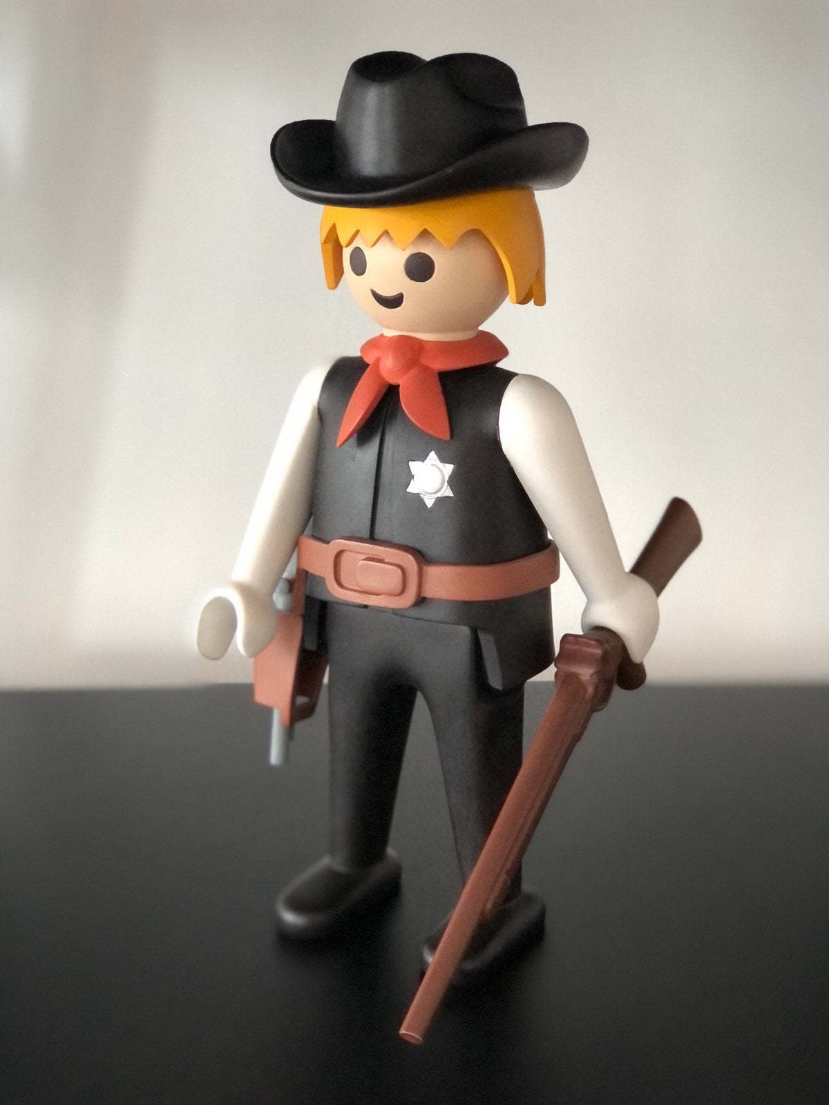 Playmobil De sheriff Leblon Delienne, Ophalen of Verzenden, Kuifje, Zo goed als nieuw, Beeldje of Figuurtje