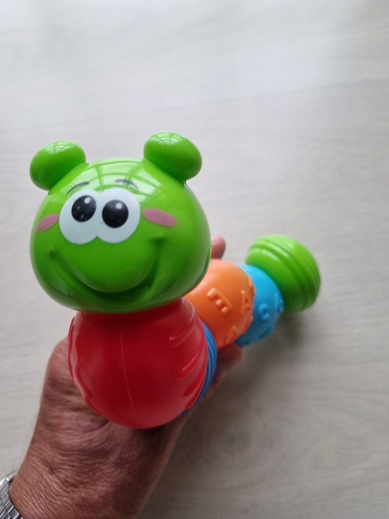 wormpje met figuurtjes en draaibare delen, Ophalen of Verzenden, Zo goed als nieuw, Overige typen