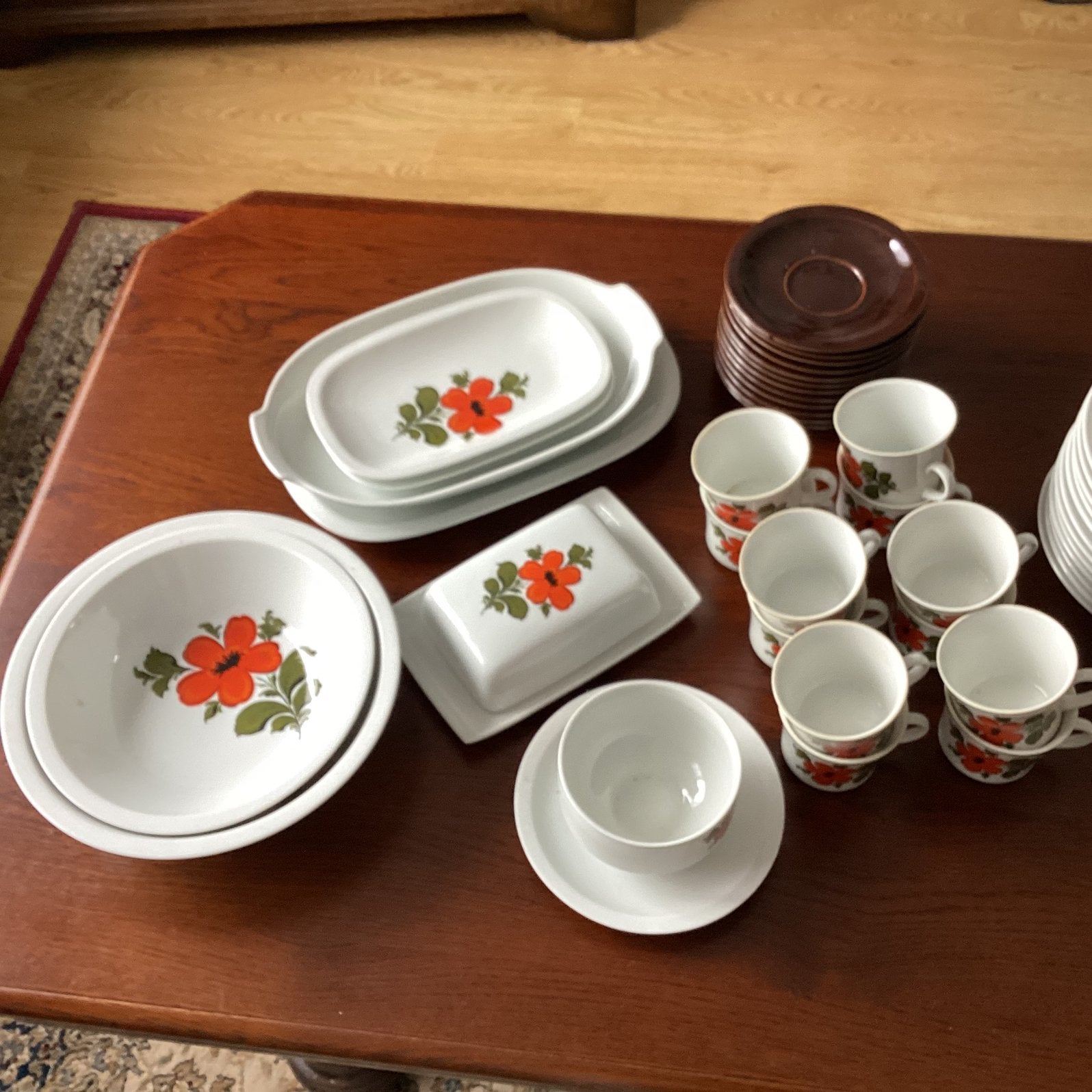60 delig servies, Ophalen