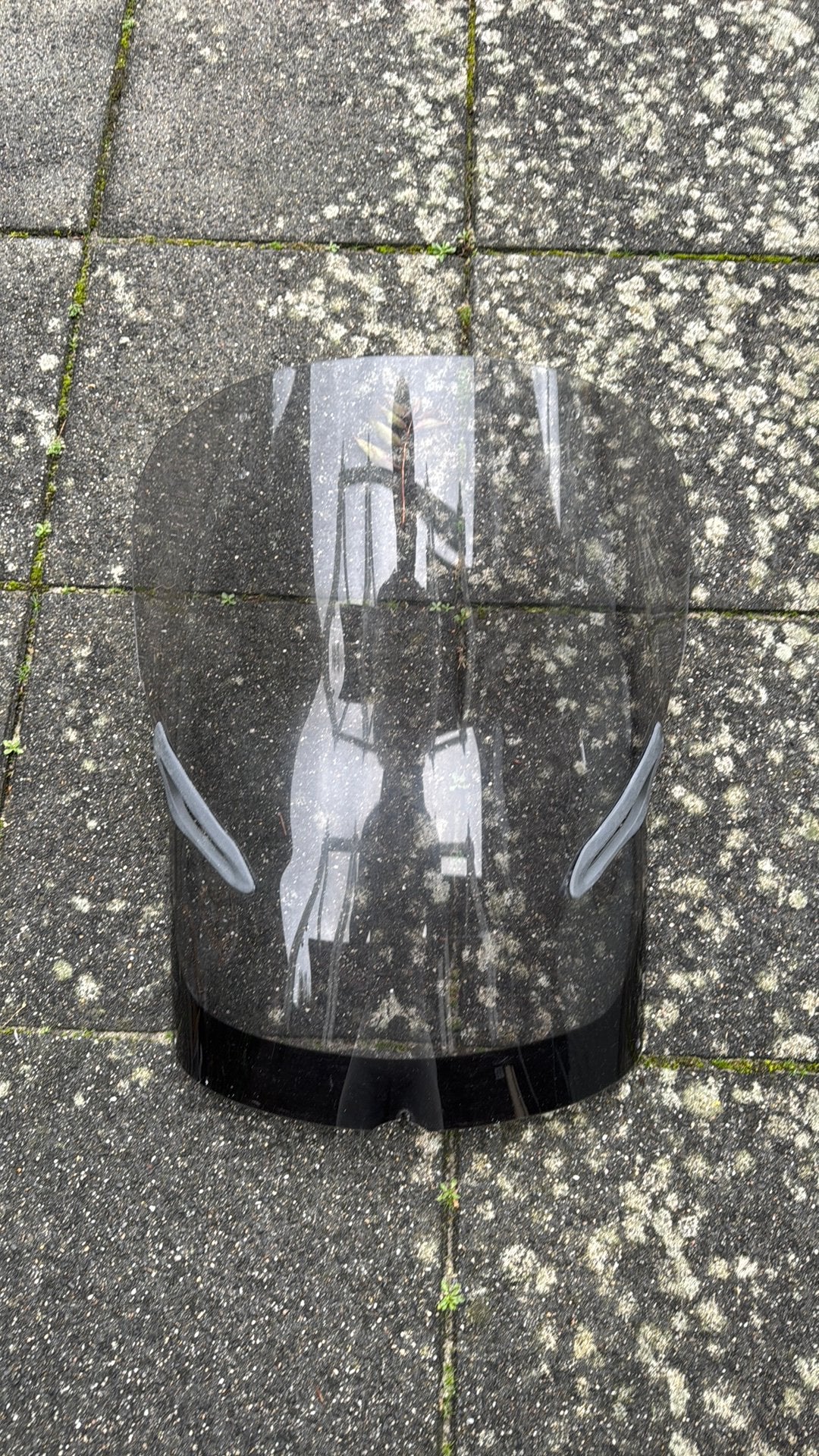 Windscherm Pan european ST1100, Ophalen