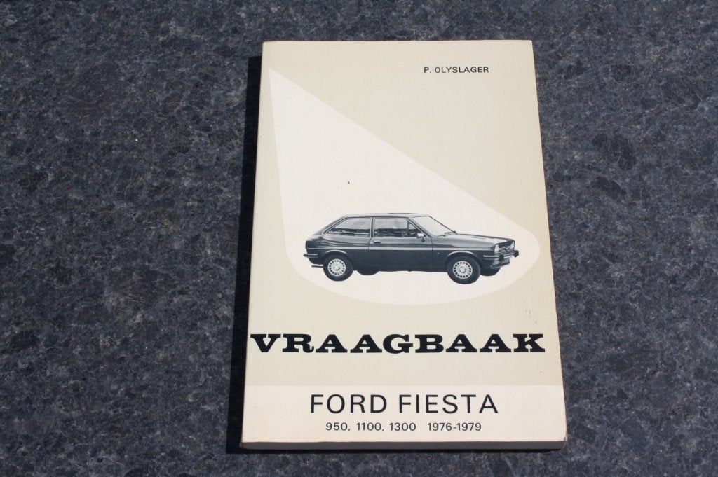 vraagbaak   FORD FIESTA  1976 /1979, Auto diversen, Handleidingen en Instructieboekjes, Ophalen of Verzenden