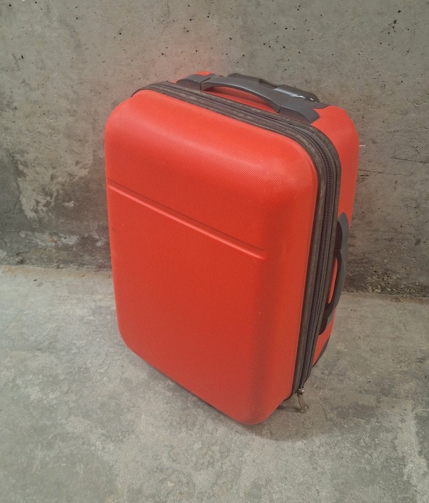 Handbagage koffer, Ophalen, Uitschuifbare handgreep, Gebruikt, 50 tot 60 cm