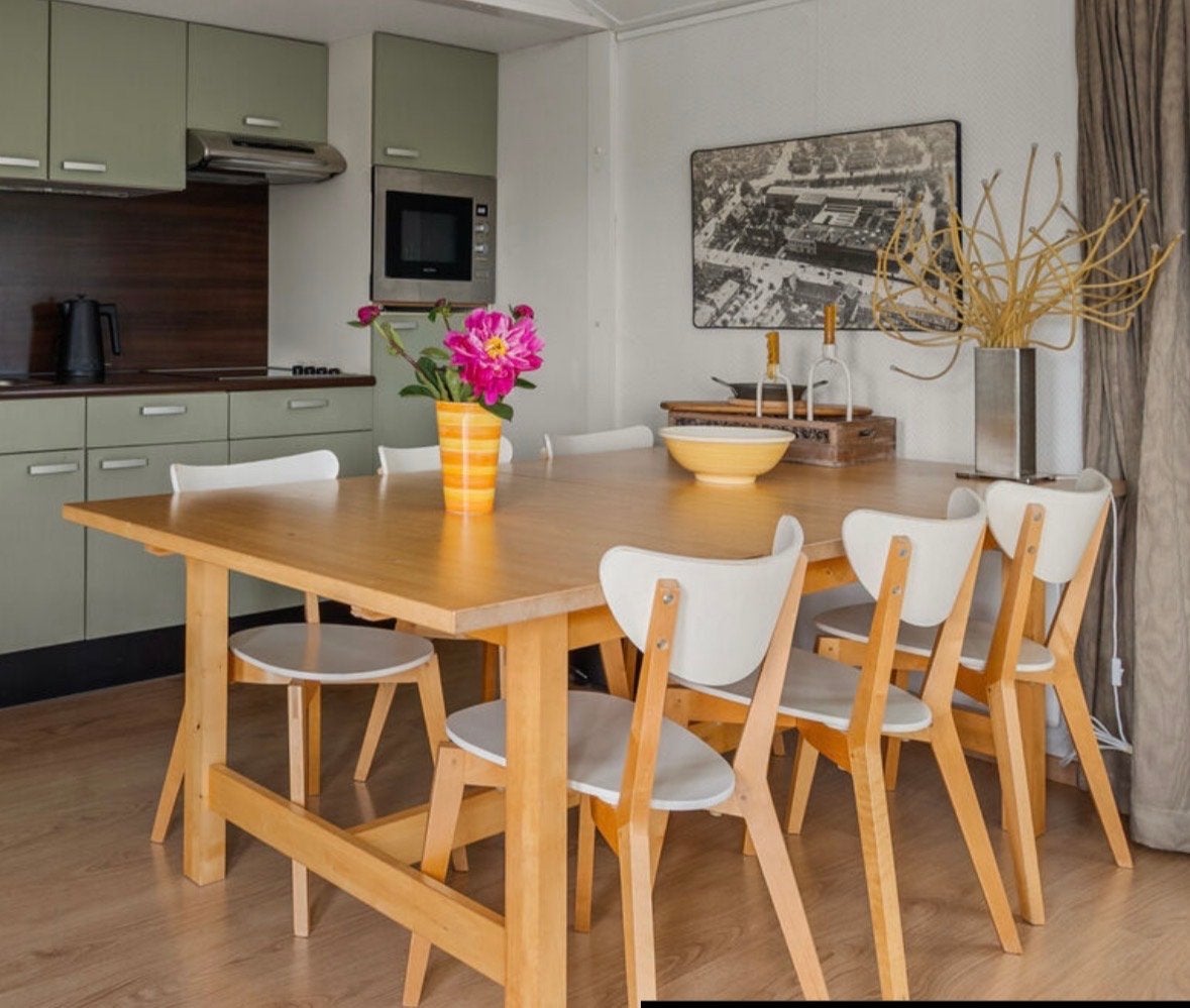Eettafel met 6 stoelen Gratis Gereserveerd voor Rafal, Ophalen, Gebruikt, 200 cm of meer, 50 tot 100 cm