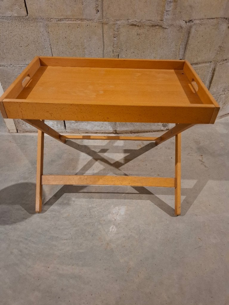 Tafel  dienblad bijzettafel, Ophalen of Verzenden, Rond, Minder dan 55 cm, 45 tot 60 cm