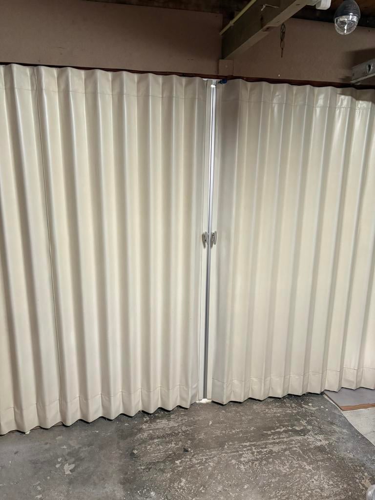 Harmonica deur 290 x 208 cm, Doe-het-zelf en Verbouw, Deuren en Horren, Ophalen, Gebruikt, Binnendeur, 200 tot 215 cm