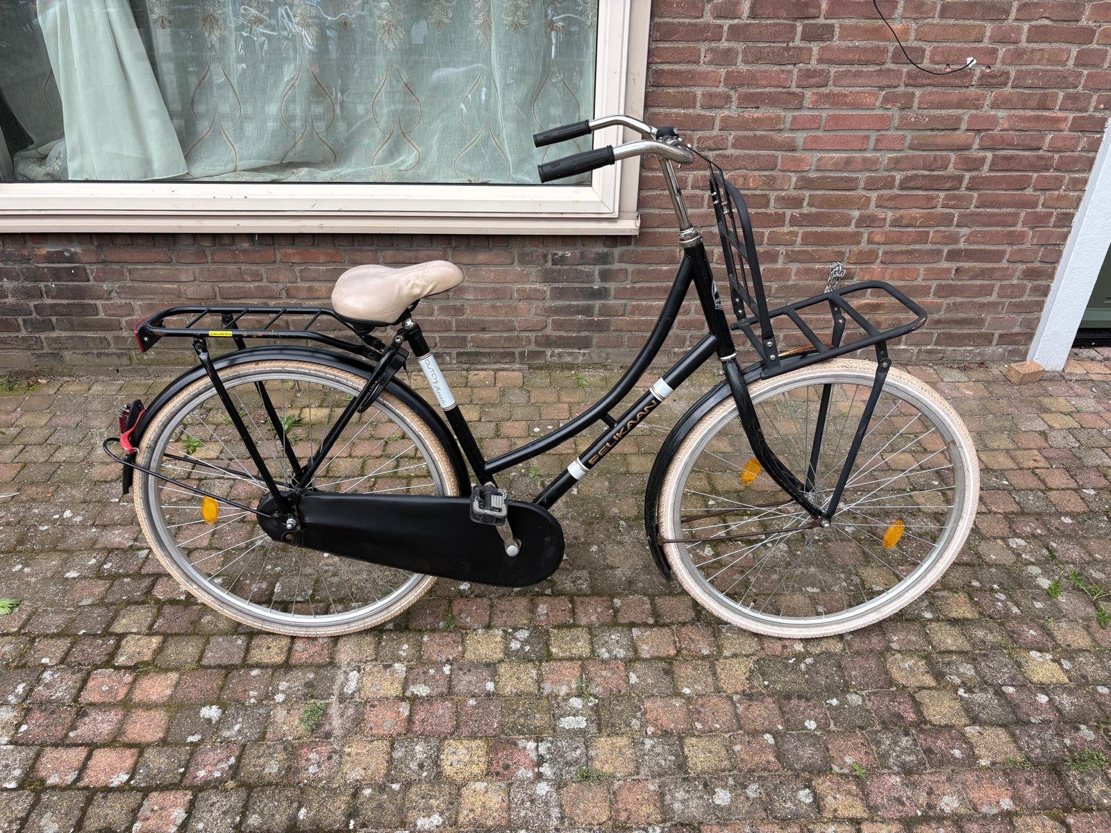 Zwarte Omafiets 28” - Nette staat - Compleet, Fietsen en Brommers, Fietsen | Dames | Omafietsen, 53 tot 56 cm, Ophalen, Zo goed als nieuw