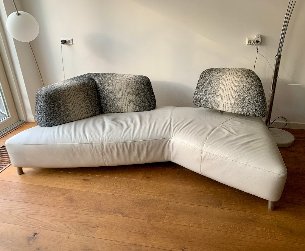 Leolux design bank, Huis en Inrichting, Banken | Bankstellen, Ophalen, Gebruikt, 100 tot 125 cm, Tweepersoons