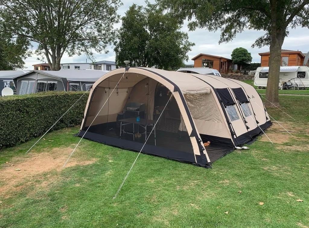 Obelink Miami 6 Easy Air tunnel tent - 6 persoons tent, Caravans en Kamperen, Tenten, Ophalen, Zo goed als nieuw, Tot en met 6