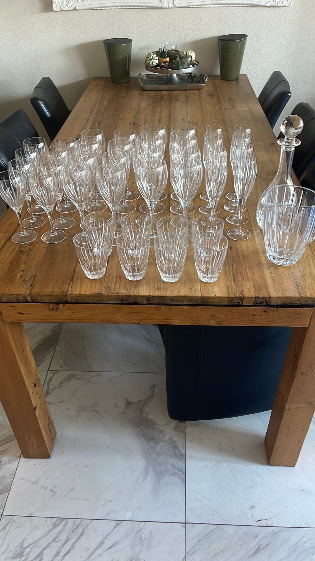 WEDGWOOD serie WINDSOR kristallen glazen set, Ophalen