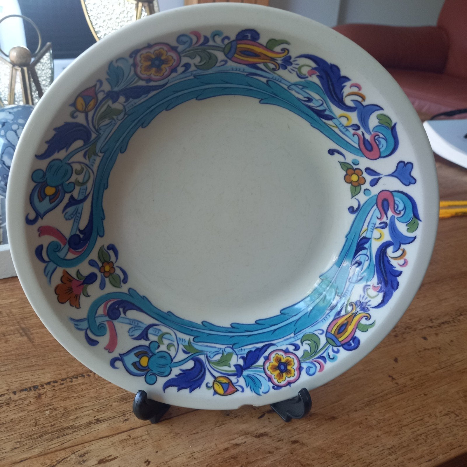 Vintage Villeroy & Boch 'Izmir' Diep Bord (1973), 1 chip, Ophalen of Verzenden, Porselein, Overige stijlen, Bord(en)