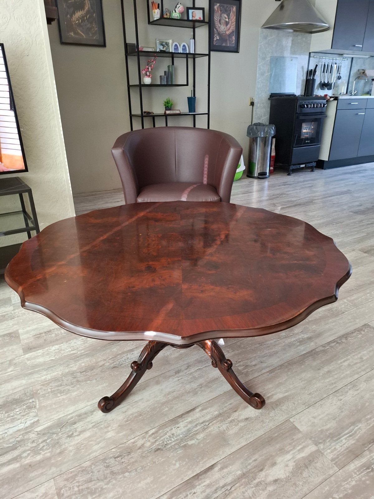 salontafel., Ophalen, Rond, 100 tot 150 cm, 100 tot 150 cm