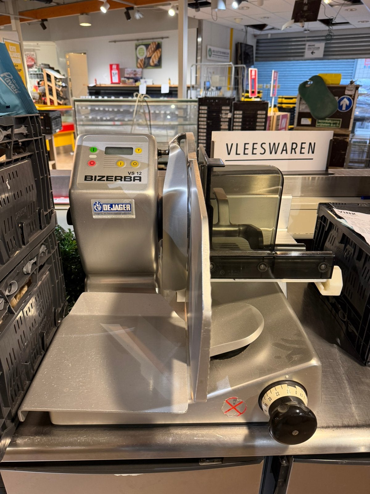 Bizerba VS12-W professionele snijmachine incl. slijper, Ophalen