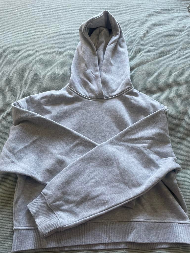 Grijze hoodie van de bershka, Ophalen, Zo goed als nieuw, Maat 34 (XS) of kleiner, Grijs