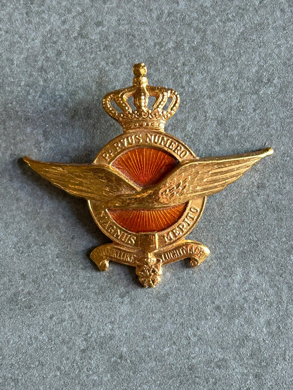 petembleem van een officier van de Koninklijke Luchtmacht, Verzamelen, Ophalen of Verzenden, Luchtmacht, Nederland, Embleem of Badge