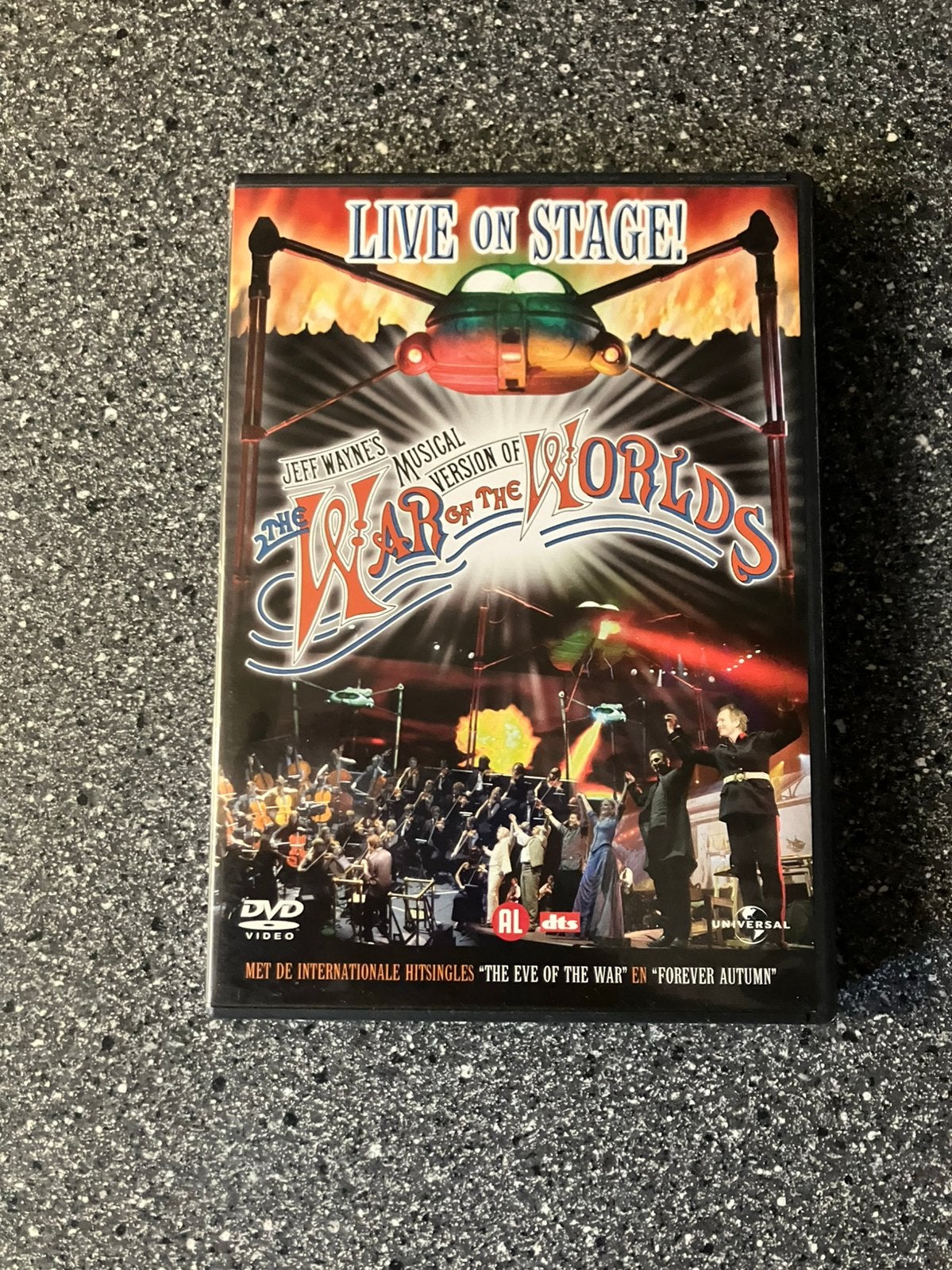 The War Of The Worlds - Live On Stage, Cd's en Dvd's, Alle leeftijden, Ophalen of Verzenden, Zo goed als nieuw