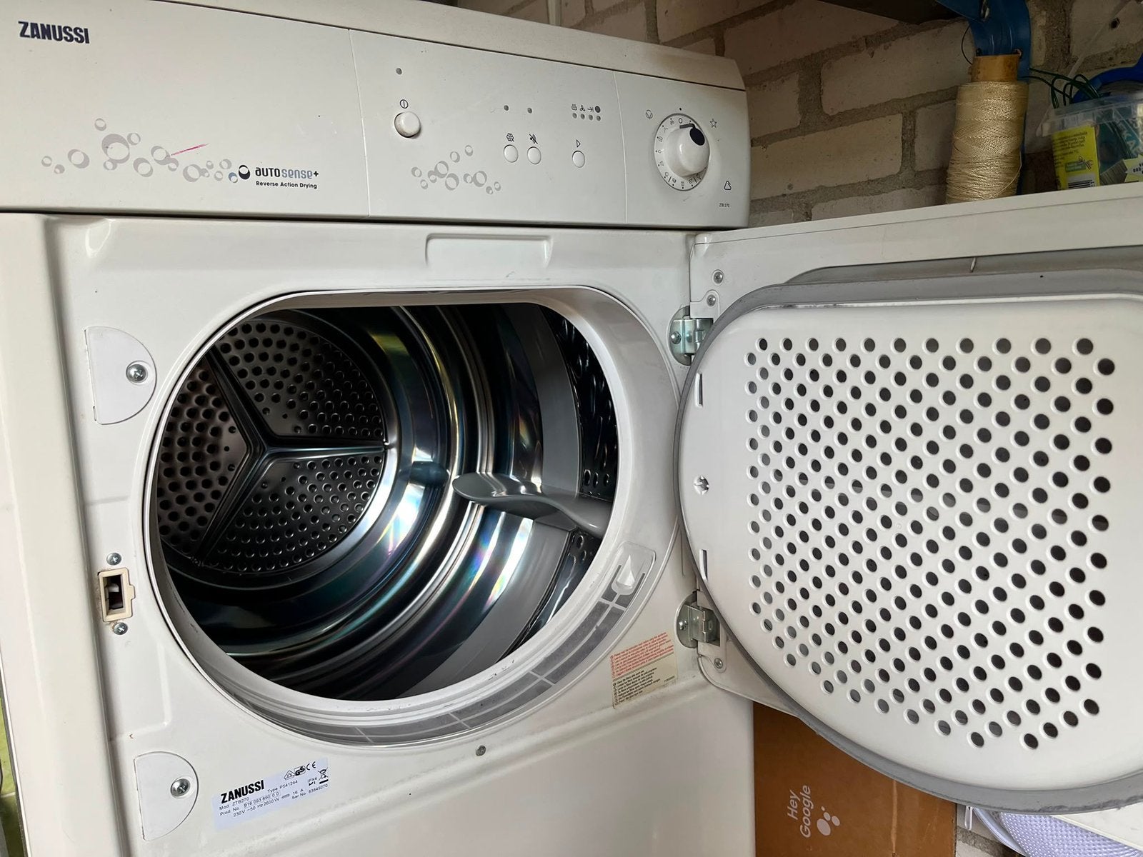 Zanussie wasdroger GRATIS, Witgoed en Apparatuur, Wasdrogers, Ophalen, 6 tot 8 kg, Gebruikt, Luchtafvoer
