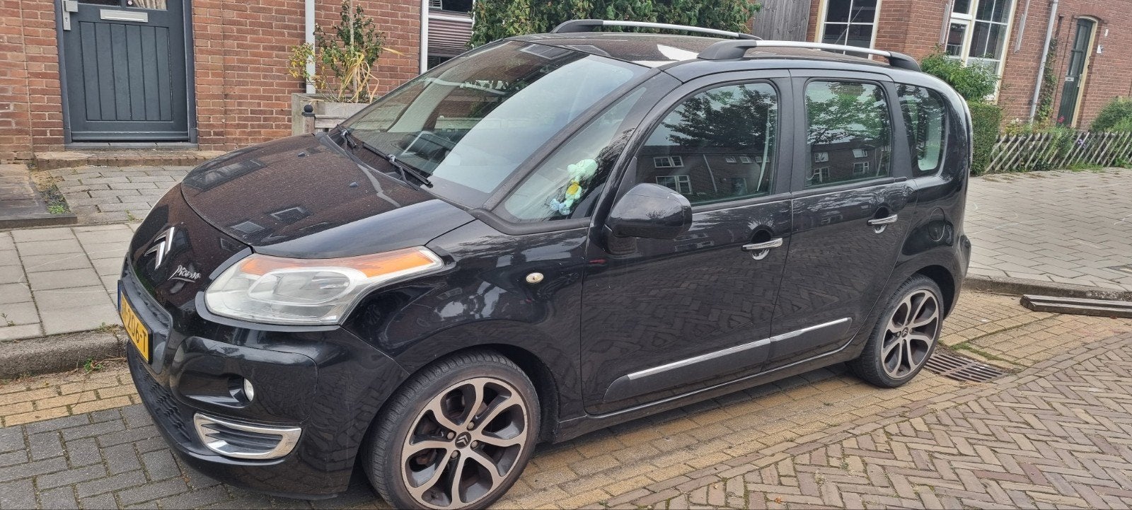 Citroën C3 Picasso 1.6 VTI 2009 Zwart, Voorwielaandrijving, Stof, Zwart, 4 cilinders