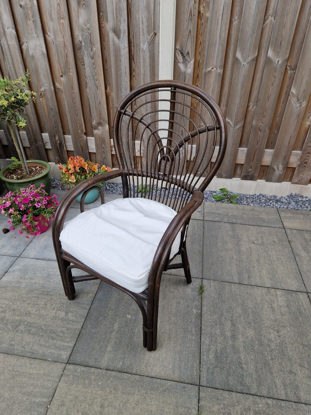 Prachtige vintage stoel!, Huis en Inrichting, Ophalen, Bruin, Eén