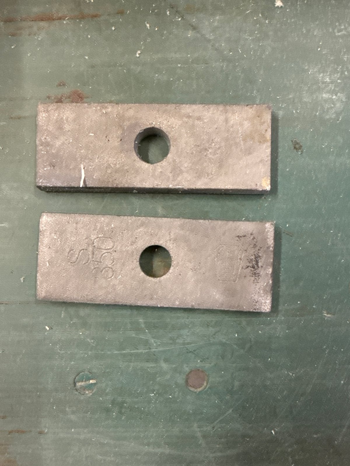 Thermisch verzinkte volgplaat 100x40, 8 mm dik, Doe-het-zelf en Verbouw, Metalen, Ophalen of Verzenden, Gebruikt, IJzer