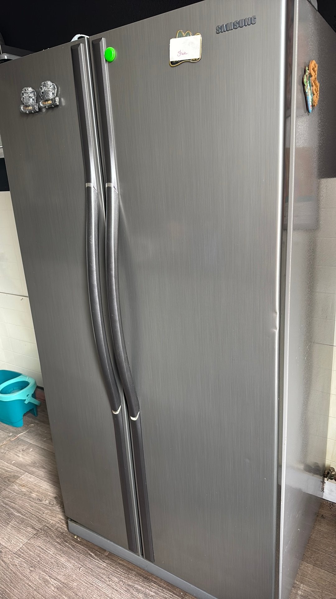 Amerkaanse koelvriescombinatie, Ophalen, 200 liter of meer, 60 cm of meer, Met aparte vriezer
