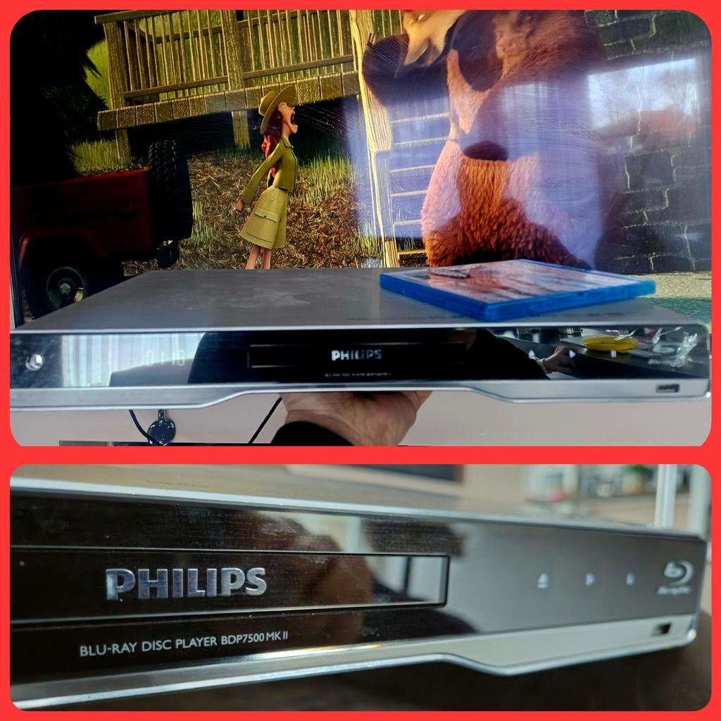 Philips BDP7500 MK II Full HD Blu-ray speler - Werkend, Ophalen of Verzenden, Gebruikt, Philips