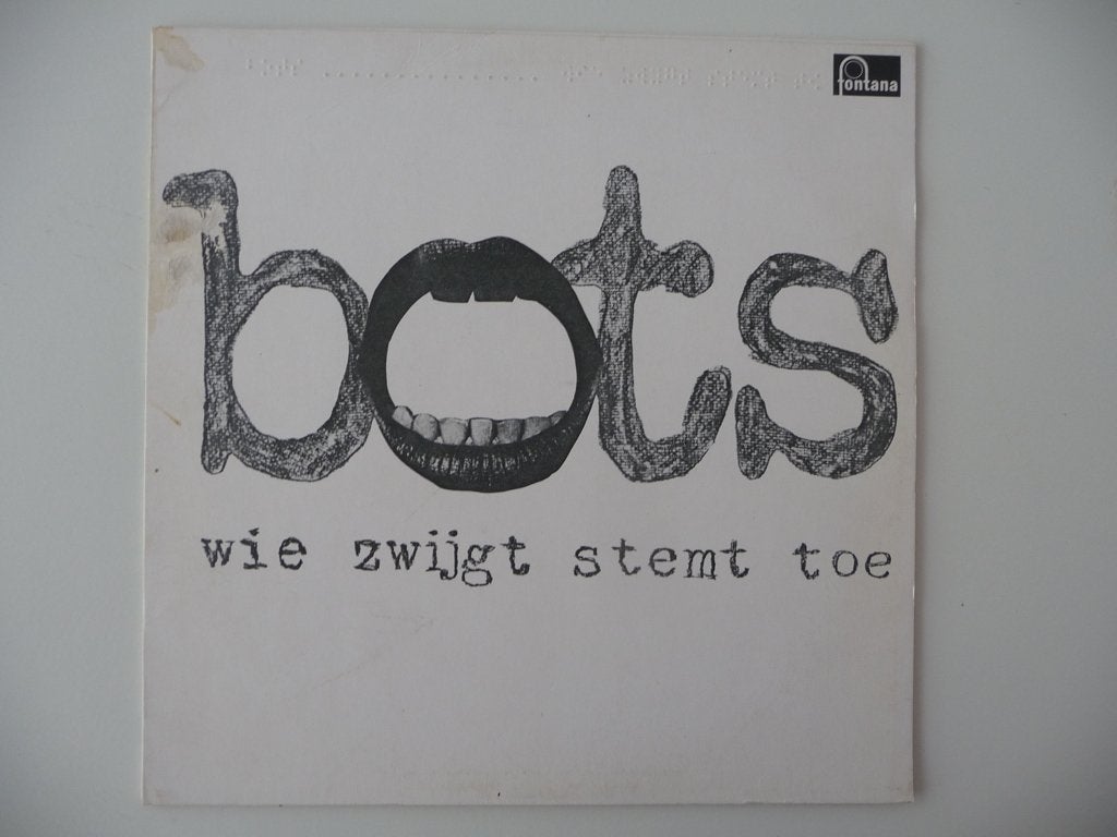 lp BOTS - WIE ZWIGT STEMT TOE -Fontana Records, 1978, LP, Gebruikt, Overige genres, Ophalen of Verzenden