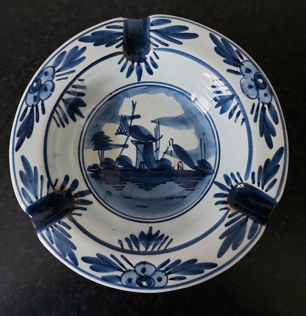 Delft Blauw Asbak, Ophalen